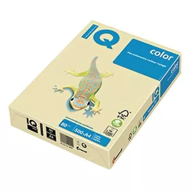   Fénymásolópapír színes IQ Color A/4 80 g pasztell krém CR20 500 ív/csomag