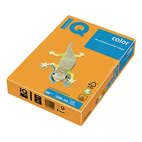 Fénymásolópapír színes IQ Color A/4 80 g trend óarany AG10 500 ív/csomag