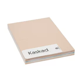   Dekorációs karton KASKAD A/4 2 oldalas 160 g pasztell vegyes színek 5x25 lapos