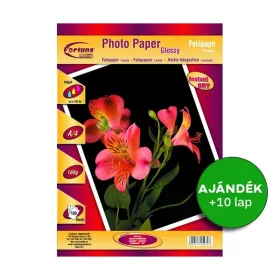   Fotópapír VECTRALINE A/4 inkjet fényes 180 g 100 lapos tintasugaras nyomtatókhoz