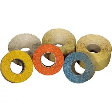   Árazószalag FORTUNA 22x12 mm perforált narancssárga 10 tekercs/csomag
