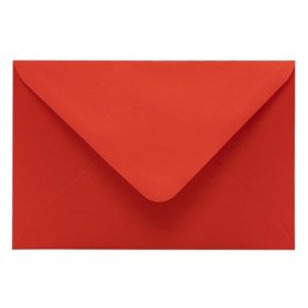   Boríték színes KASKAD LC/6 enyvezett 114x162mm 28 korallpiros 50 darabos