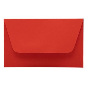   Névjegyboríték színes KASKAD enyvezett 70x105mm 28 korallpiros 50 darabos