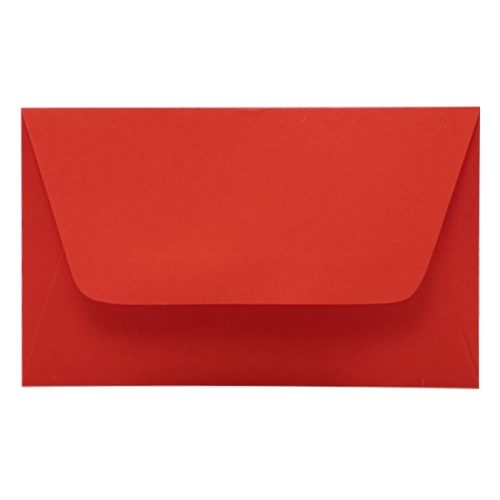Névjegyboríték színes KASKAD enyvezett 70x105mm 28 korallpiros 50 darabos