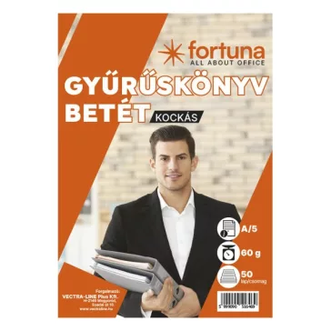 Gyűrűskönyv betétek, jegyzettömbök