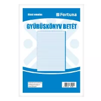 Gyűrűskönyv betétek