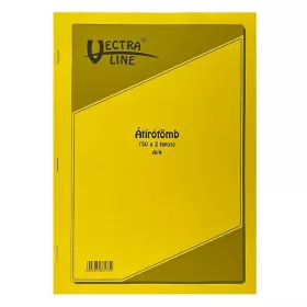 Önátírótömb VECTRALINE A/4 álló 50x2 lapos