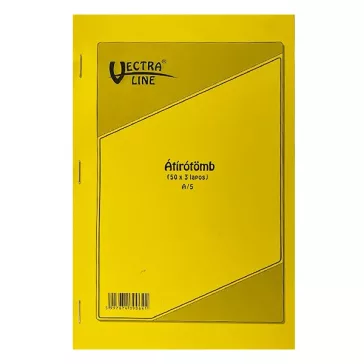 Önátírótömb VECTRALINE A/5 álló 50x3 lapos