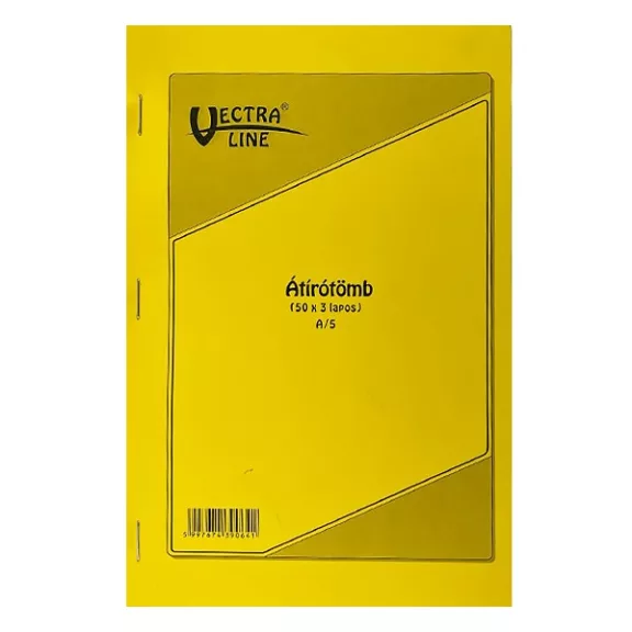 Önátírótömb VECTRALINE A/5 álló 50x3 lapos Önátírótömb VECTRALINE A/5 álló 50x3 lapos