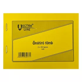 Önátírótömb VECTRALINE A/6 fekvő 50x2 lapos