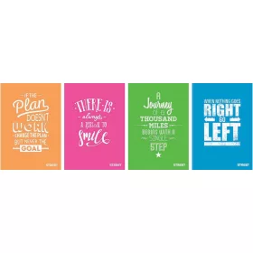 Füzet vonalas STREET A/4 42 lapos Neon