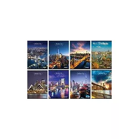 Füzet vonalas STREET A/4 52 lapos Skyline