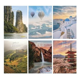 Füzet sima STREET A/4 54 lapos Travel