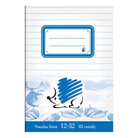 Füzet vonalas ICO Süni A/5 12-32 3.osztályos