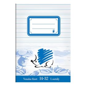 Füzet vonalas ICO Süni A/5 14-32 1.osztályos