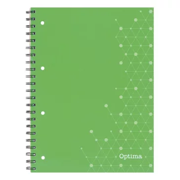  Spirálfüzet vonalas OPTIMA A/4 80 lapos perforált lyukasztott