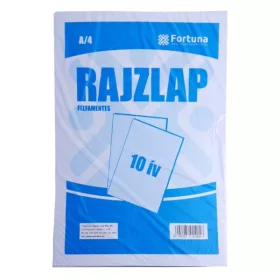Rajzlap félfamentes VECTRALINE A/4 10 lapos