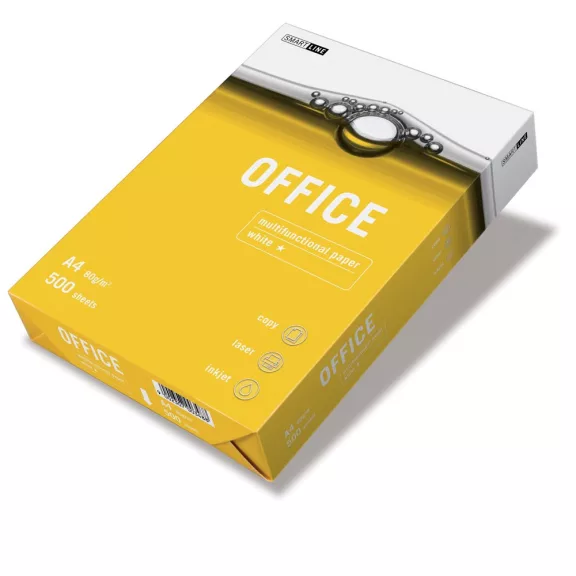 Fénymásolópapír SMARTLINE Office A/4 80 g 500 ív/csomag Fénymásolópapír SMARTLINE Office A/4 80 g 500 ív/csomag