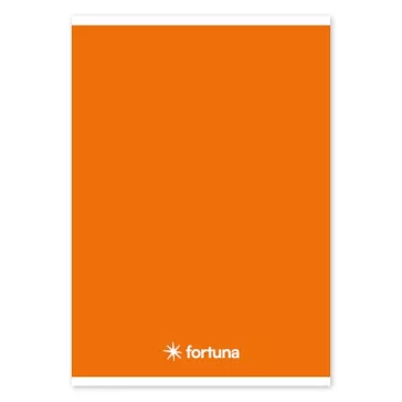   Füzet vonalas FORTUNA Monocolor A/5 32 lapos 21-32 4-8.osztályos narancssárga