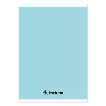   Füzet vonalas FORTUNA Monocolor A/5 32 lapos 21-32 4-8.osztályos pasztell kék