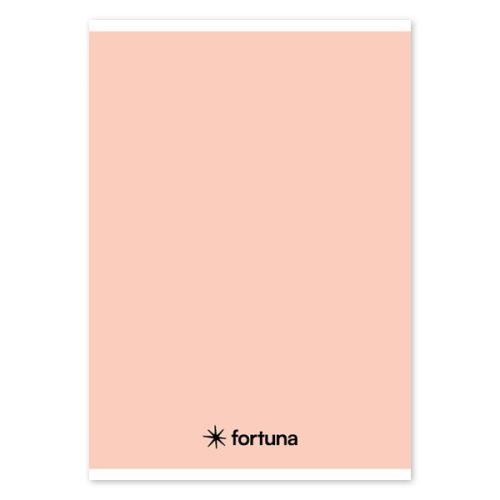 Füzet vonalas FORTUNA Monocolor A/5 32 lapos pasztell barack