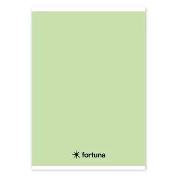   Füzet vonalas FORTUNA Monocolor A/5 32 lapos 21-32 4-8.osztályos pasztell zöld