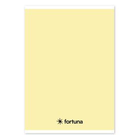   Füzet vonalas FORTUNA Monocolor A/5 32 lapos 21-32 4-8.osztályos pasztell sárga