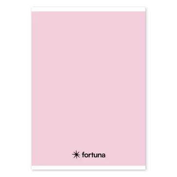   Füzet vonalas FORTUNA Monocolor A/5 32 lapos 21-32 4-8.osztályos pasztell rózsaszín