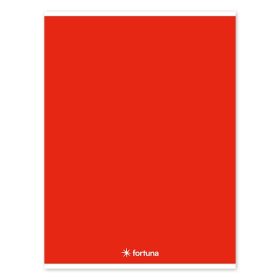 Füzet vonalas FORTUNA Monocolor A/4 32 lapos 81-32 piros