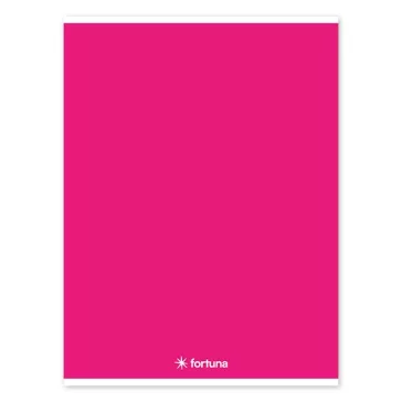 Füzet vonalas FORTUNA Monocolor A/4 32 lapos 81-32 magenta