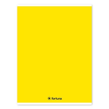 Füzet vonalas FORTUNA Monocolor A/4 32 lapos 81-32 sárga