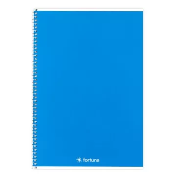   Spirálfüzet vonalas FORTUNA Monocolor A/5 70 lapos sötétkék