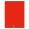 Spirálfüzet vonalas FORTUNA Monocolor A/5 70 lapos piros