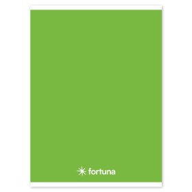 Spirálfüzet vonalas FORTUNA Monocolor A/5 70 lapos zöld