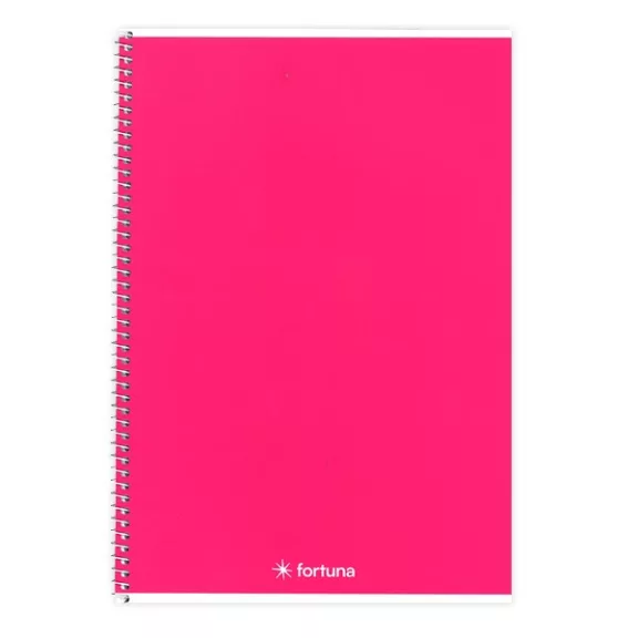 Spirálfüzet vonalas FORTUNA Monocolor A/5 70 lapos magenta Spirálfüzet vonalas FORTUNA Monocolor A/5 70 lapos magenta