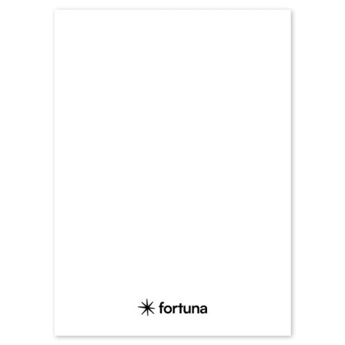 Spirálfüzet vonalas FORTUNA Monocolor A/5 70 lapos fehér