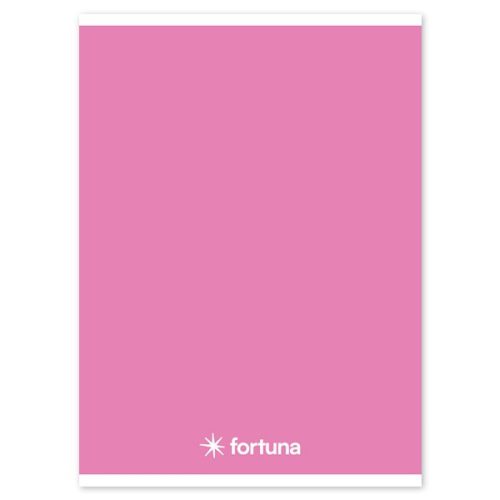 Spirálfüzet vonalas FORTUNA Monocolor A/5 70 lapos rózsaszín