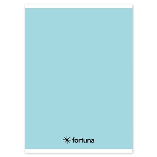 Spirálfüzet vonalas FORTUNA Monocolor A/5 70 lapos pasztell kék