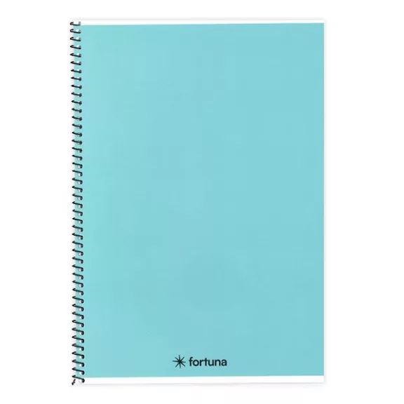 Spirálfüzet vonalas FORTUNA Monocolor A/5 70 lapos pasztell kék Spirálfüzet vonalas FORTUNA Monocolor A/5 70 lapos pasztell kék