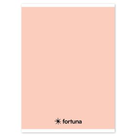   Spirálfüzet vonalas FORTUNA Monocolor A/5 70 lapos pasztell barack