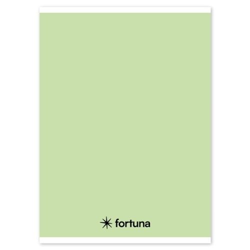 Spirálfüzet vonalas FORTUNA Monocolor A/5 70 lapos pasztell zöld