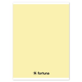   Spirálfüzet vonalas FORTUNA Monocolor A/5 70 lapos pasztell sárga