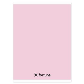   Spirálfüzet vonalas FORTUNA Monocolor A/5 70 lapos pasztell rózsaszín
