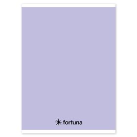   Spirálfüzet vonalas FORTUNA Monocolor A/5 70 lapos pasztell lila