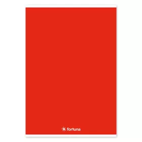 Spirálfüzet vonalas FORTUNA Monocolor A/4 70 lapos piros