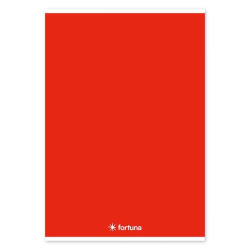 Spirálfüzet vonalas FORTUNA Monocolor A/4 70 lapos piros