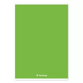 Spirálfüzet vonalas FORTUNA Monocolor A/4 70 lapos zöld