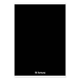 Spirálfüzet vonalas FORTUNA Monocolor A/4 70 lapos fekete