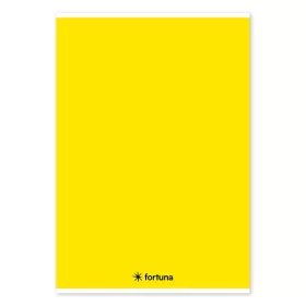 Spirálfüzet vonalas FORTUNA Monocolor A/4 70 lapos sárga