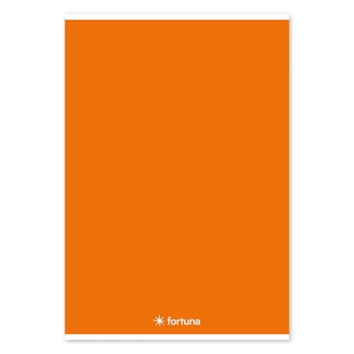 Spirálfüzet vonalas FORTUNA Monocolor A/4 70 lapos narancssárga
